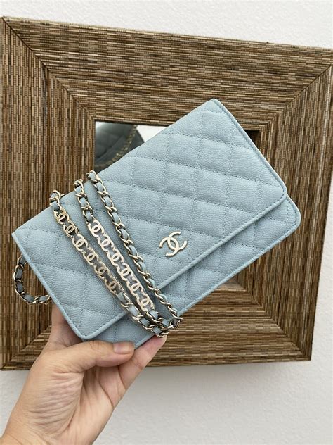 chanel wallet on a chain white|chanel wallet on chain measurements.